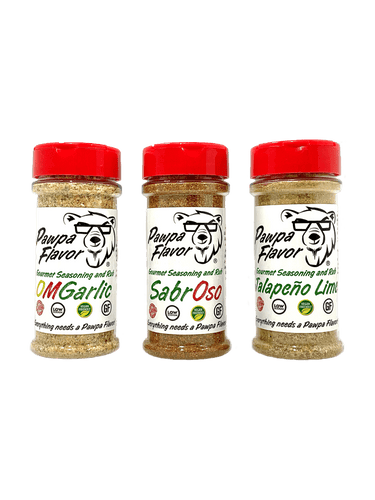 Pawpa Flavor Seasonings and Rubs Medium / Large Pawpa Flavor Salsa 3 Pack